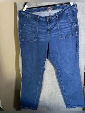 Torrid Boyfriend Straight Vintage Stretch Jeans size 22 Regular Blue jeans